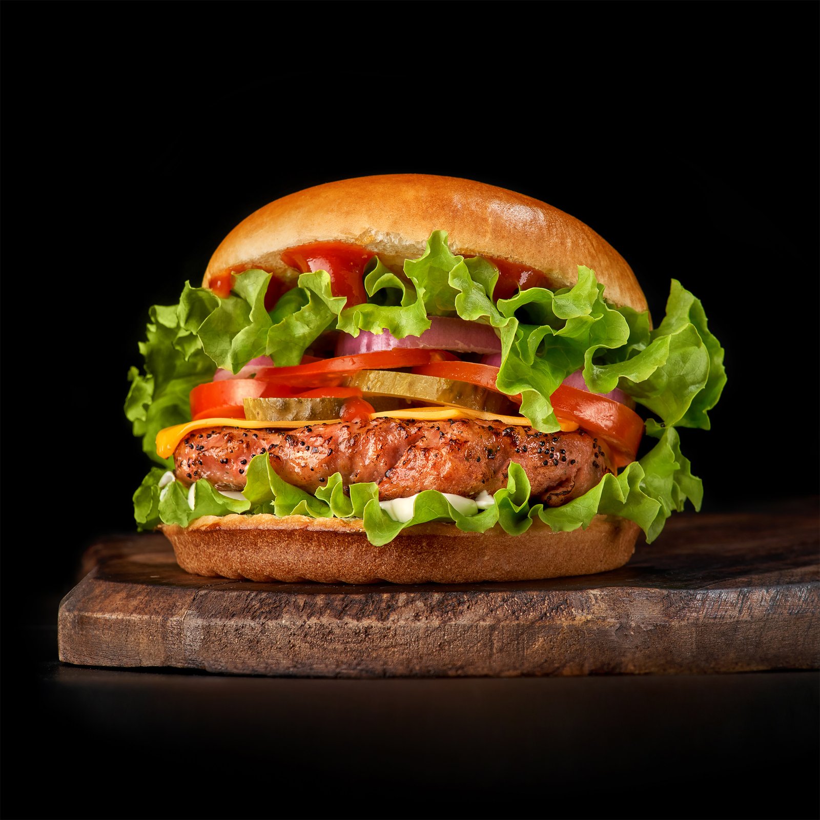 Pork-Beef Burger 250g — fotografie produs